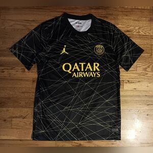 Nike Air Jordan Qatar Airways Soccer Jersey World Cup Paris-Saint Germain shirt